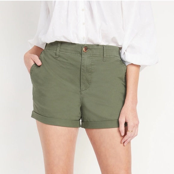 Green highwaist short - Picture 2 of 7
